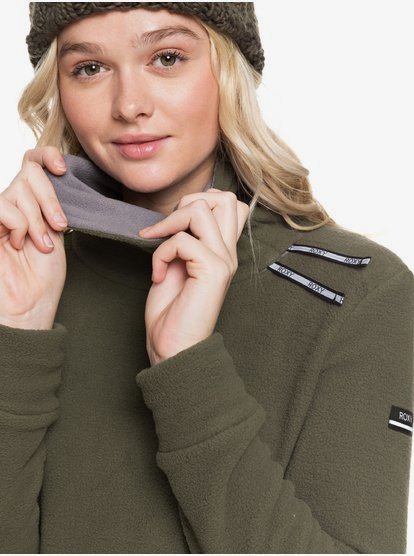 Roxy Womens Deltine Spindye Fleece