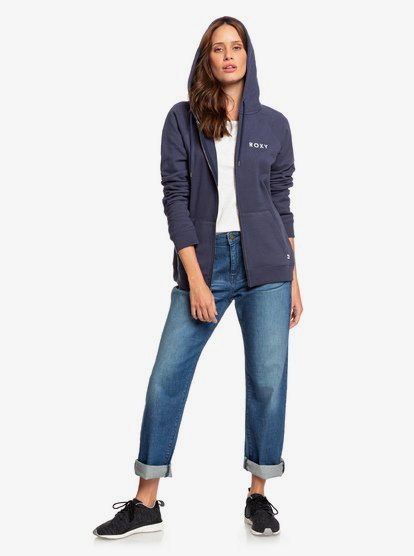 Roxy Morning Sunrise B Felpa con Cappuccio E Zip Donna