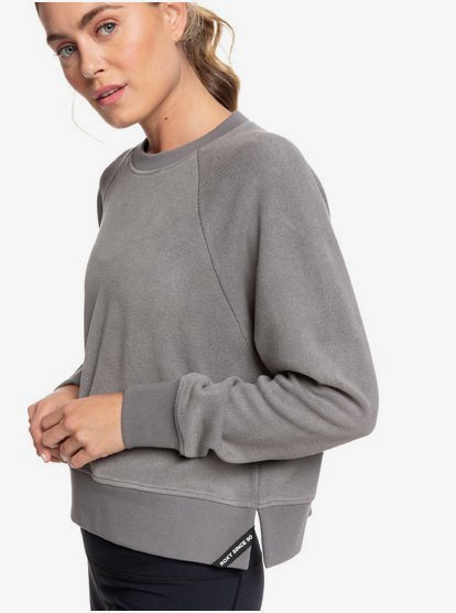 cropped fleece sweater