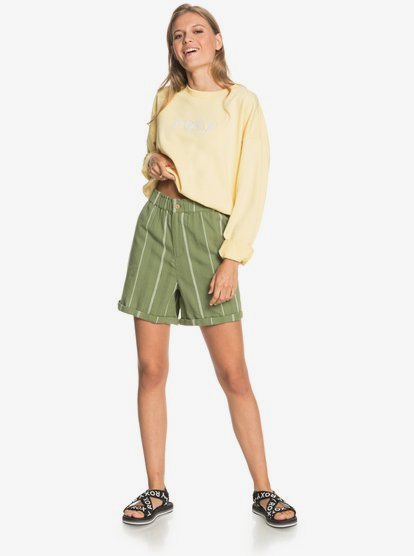 3 Break Away - Biologische Sweater voor Dames Yellow ERJFT04394 Roxy