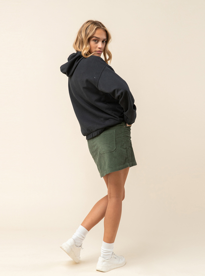 1 Down The Line - Sweat à capuche pour Femme Noir ERJFT04471 Roxy