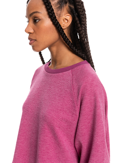 2 Womens Ain't No Sunshine Jumper Pink ERJFT04517 Roxy
