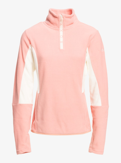 6 Sayna - Polaire demi-zip pour Femme Rose ERJFT04552 Roxy