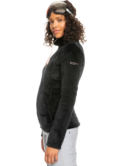 1 Tundra Zip-Up Fleece Black ERJFT04556 Roxy