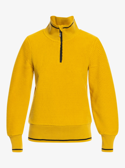 5 Glider - Funktionelles Fleece mit Halbreißverschluss für Frauen Gelb ERJFT04557 Roxy