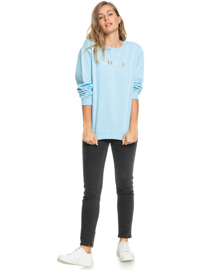 3 Surf Stoked - Sweat pour Femme Bleu ERJFT04598 Roxy