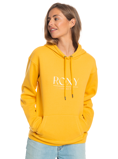 0 Surf Stoked Brushed - Kapuzenpulli für Frauen Gelb ERJFT04616 Roxy