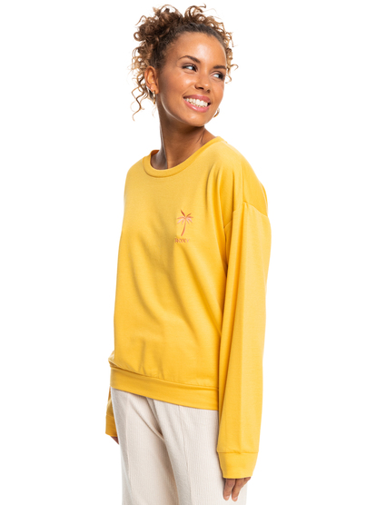 6 Surfing By Moonlight - Relaxed Fit Sweatshirt for Women  ERJFT04620 Roxy