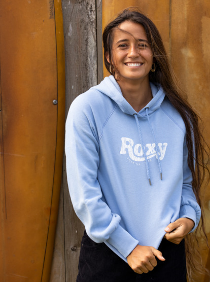 1 Turning Tides 2022 - Kapuzenpulli für Frauen Blau ERJFT04623 Roxy
