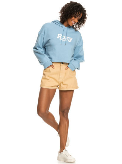 5 Turning Tides 2022 - Kapuzenpulli für Frauen Blau ERJFT04623 Roxy