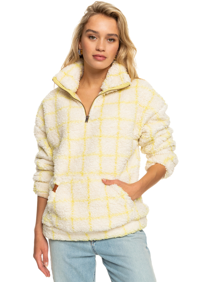 8 Bonfires On The Beach - Polaire en sherpa pour Femme Marron ERJFT04638 Roxy