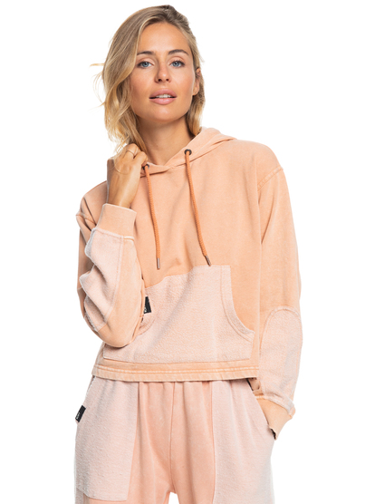 6 Game Changer Hoodie Brown ERJFT04640 Roxy