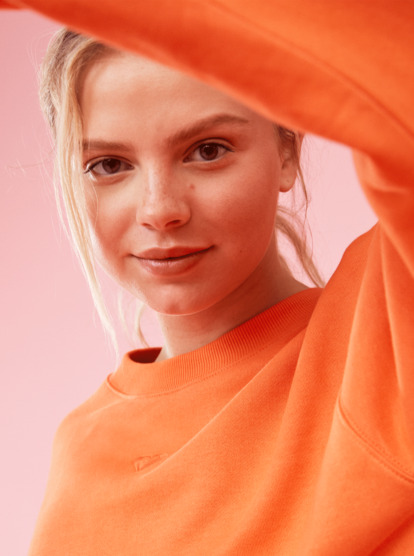 6 Essential Energy - Sweat pour Femme Orange ERJFT04670 Roxy