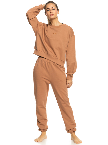 3 Essential Energy - Sweat pour Femme Marron ERJFT04670 Roxy