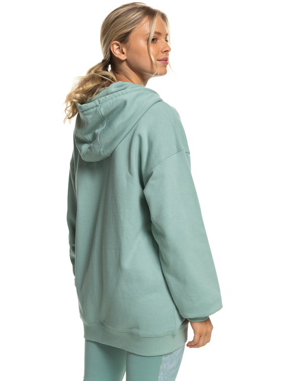 11 Essential Energy - Sweat à capuche zippé pour Femme Bleu ERJFT04690 Roxy