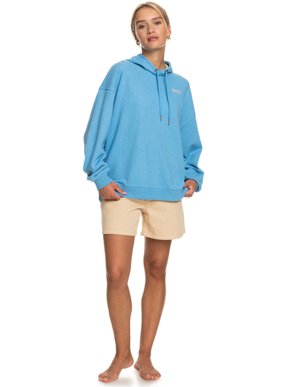 1 Lights Out - Sweat à capuche pour Femme Bleu ERJFT04694 Roxy