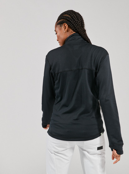 6 Vertere - Polar técnico con cremallera para Mujer Negro ERJFT04717 Roxy