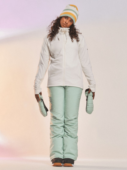 7 Vertere Technical Zip-Up Fleece White ERJFT04717 Roxy