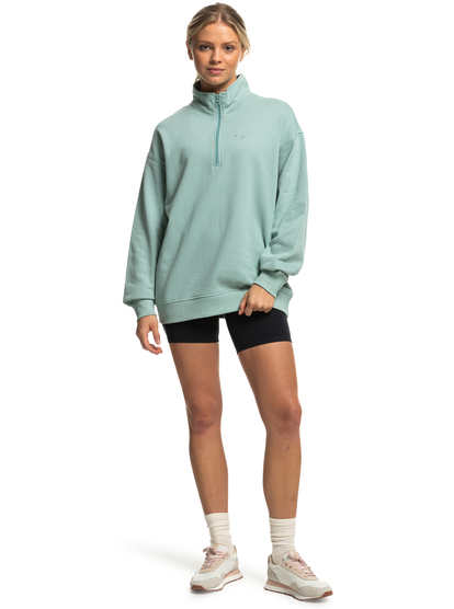 Essential Energy - Half-Zip Sweatshirt for Women