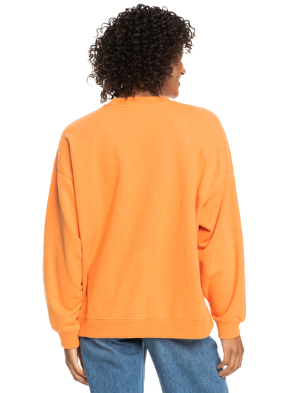 13 Take Your Place B - Sweatshirt for Women Orange ERJFT04745 Roxy
