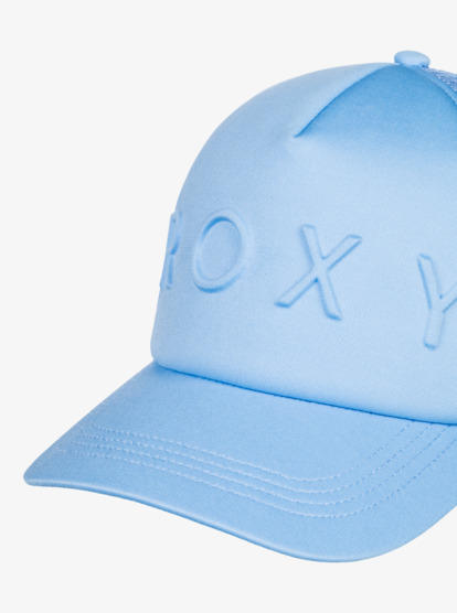 3 Womens Brighter Day Trucker Cap Blue ERJHA04095 Roxy