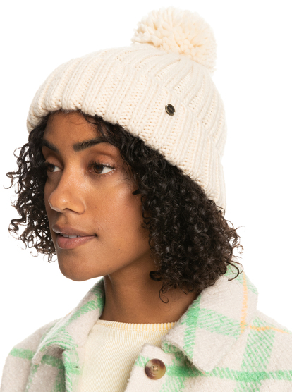 5 Womens Opal Ocean Knitted Beanie Beige ERJHA04151 Roxy
