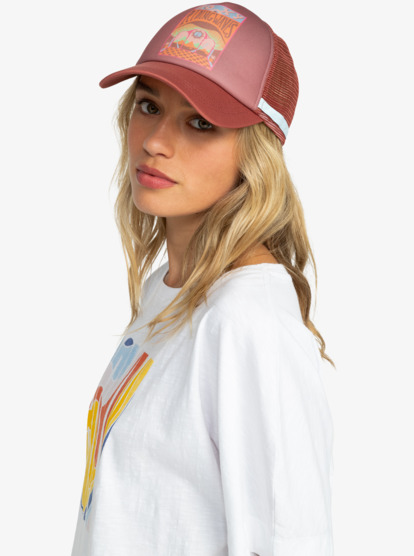 1 Dig This Trucker Hat Pink ERJHA04191 Roxy