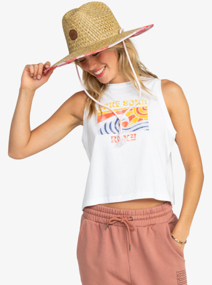 1 Womens Pina To My Colada Printed Sun Hat Orange ERJHA04194 Roxy