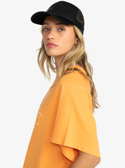 1 Womens Happy Hippy Trucker Cap Black ERJHA04203 Roxy