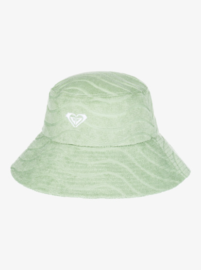 4 Womens Sunny Palm Bucket Hat Green ERJHA04224 Roxy