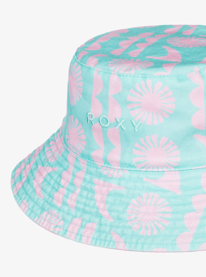 10 Womens Jasmine Paradise Bucket Hat Blue ERJHA04226 Roxy