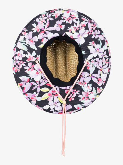 11 Womens Pina To My Colada Straw Sun Hat Black ERJHA04227 Roxy