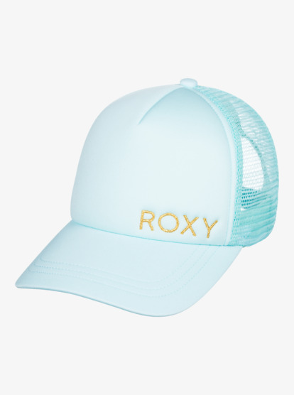 3 Womens Finishline Trucker Cap Blue ERJHA04237 Roxy
