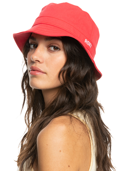 5 Womens Almond Milk Bucket Hat Red ERJHA04244 Roxy