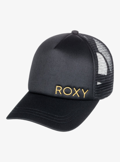 2 Womens Finishline Trucker Cap Black ERJHA04277 Roxy