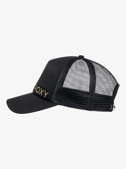 3 Womens Finishline Trucker Cap Black ERJHA04277 Roxy