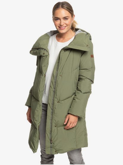 roxy longline puffer jacket