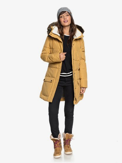 roxy longline puffer jacket