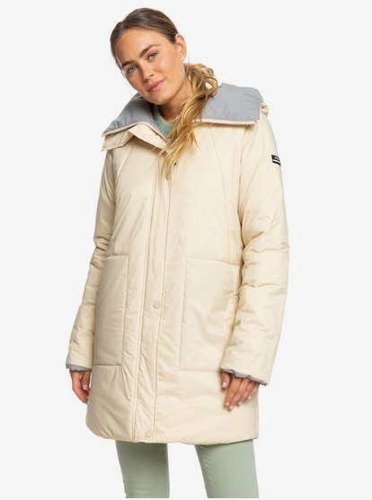 longline hooded jacket women's