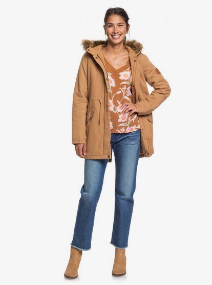 parka toile femme