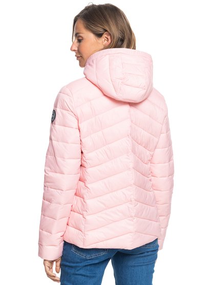 7 Coast Road Hooded Jackets Pink ERJJK03388 Roxy