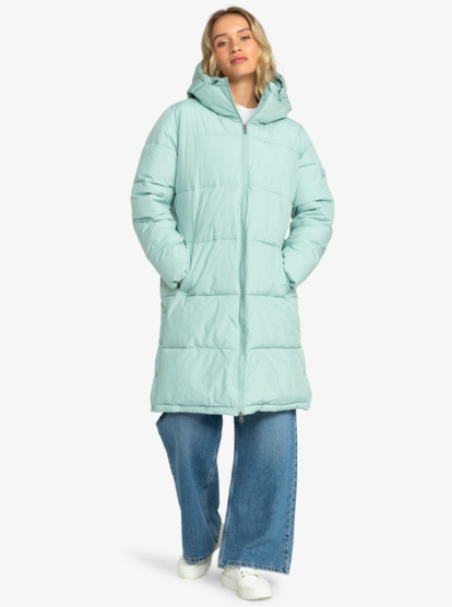 Hooded Puffer Jacket - Night Blue