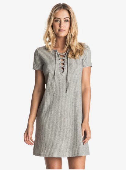 silver tshirt dress