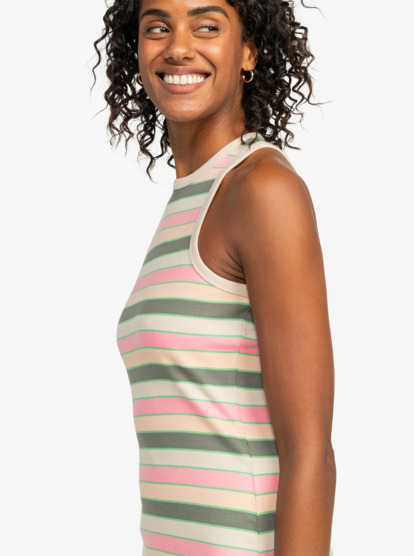 Striped tank shop top dress