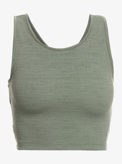 7 Good Keepsake Crop Top Green ERJKT03648 Roxy