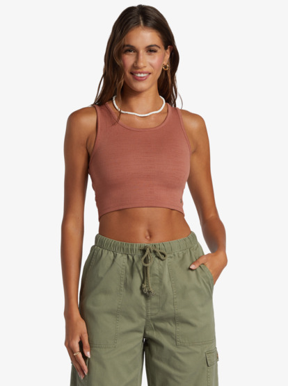0 Good Keepsake Crop Top Pink ERJKT03648 Roxy