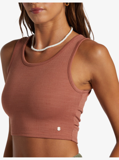2 Good Keepsake Crop Top Pink ERJKT03648 Roxy