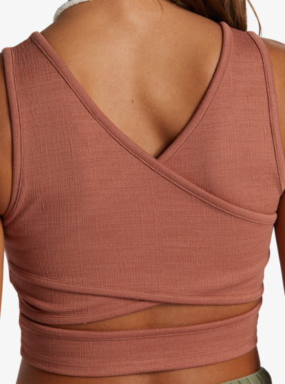 3 Good Keepsake Crop Top Pink ERJKT03648 Roxy