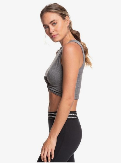 cropped sports tank top