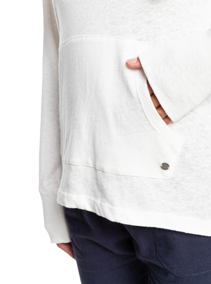 3 Womens Destination Surf Hoodie White ERJKT03928 Roxy